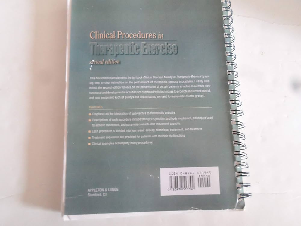 Clinical Procedures in Therapeutic Exercise: 9780838513392